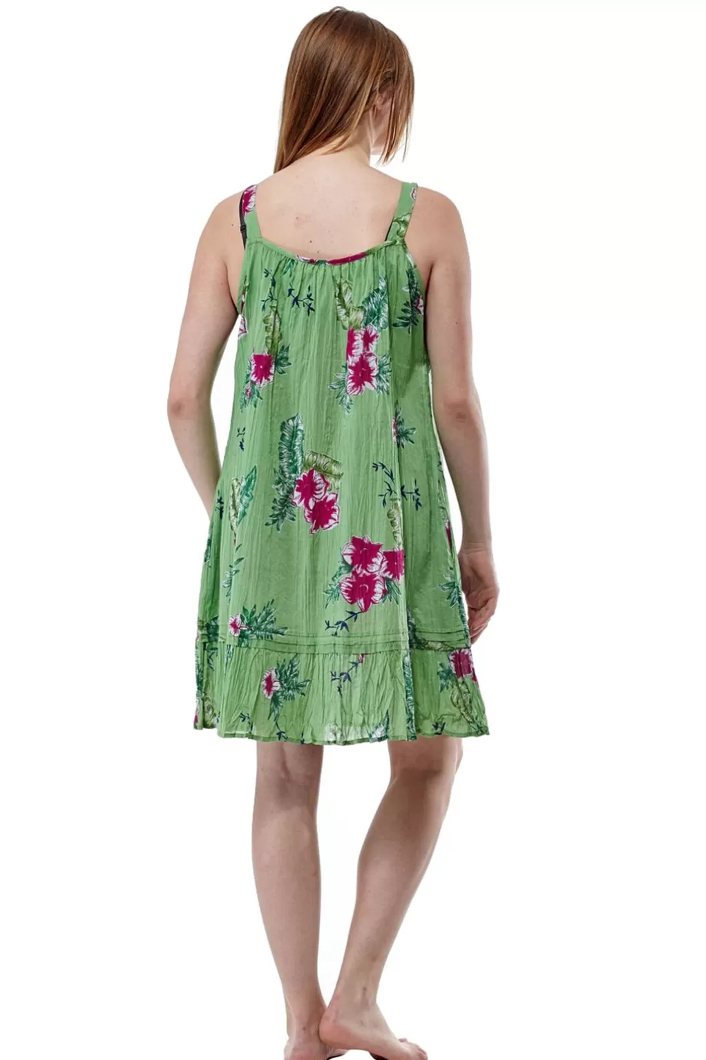 La Cera™ Mint Floral Chemise