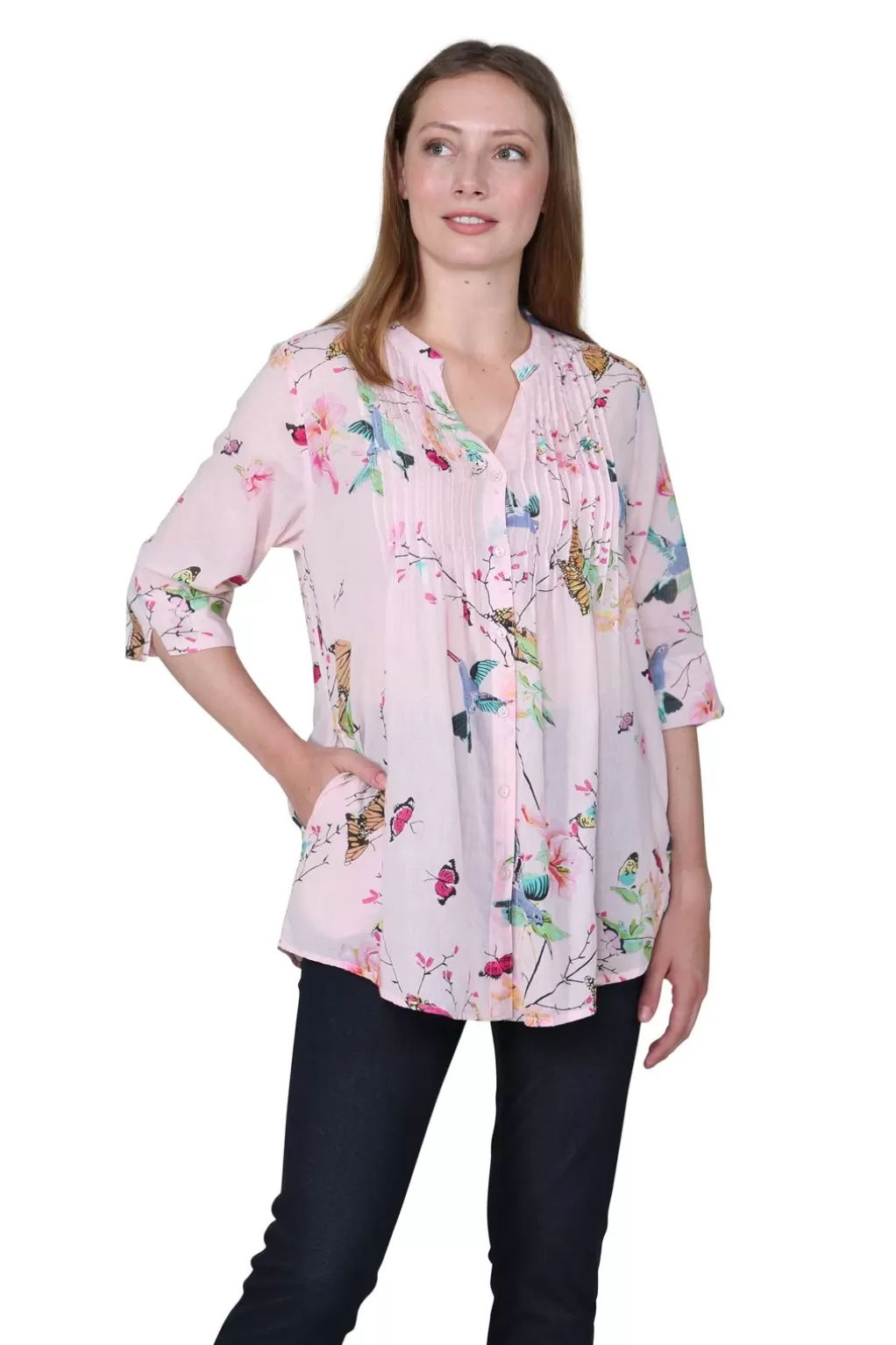 La Cera™ Nature At It'S Best Release Print Tunic