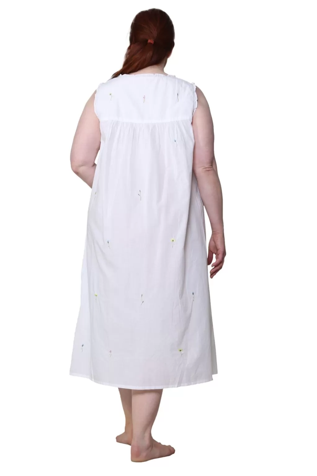 La Cera™ Plus Size Breath Of Spring Cotton Gown