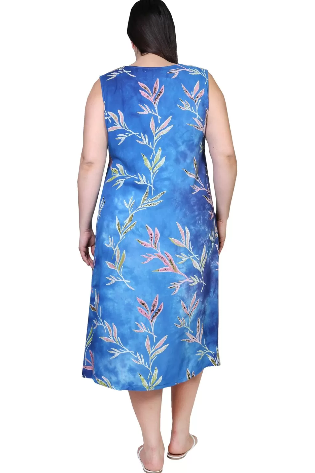 La Cera™ Plus Size La Cera Sleeveless V-Neck Dress