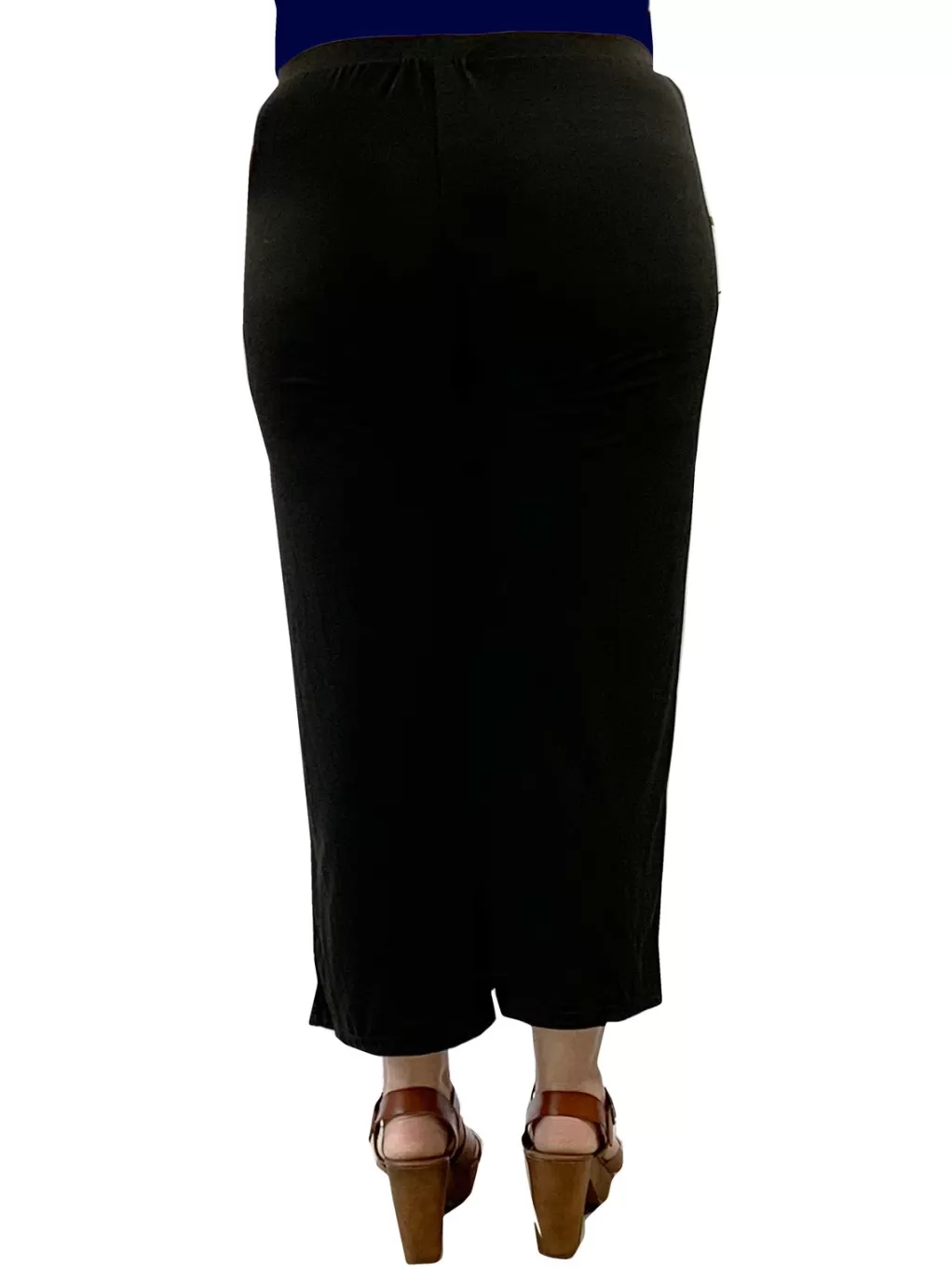 La Cera™ Plus Size La Cera Solid Cropped Pant