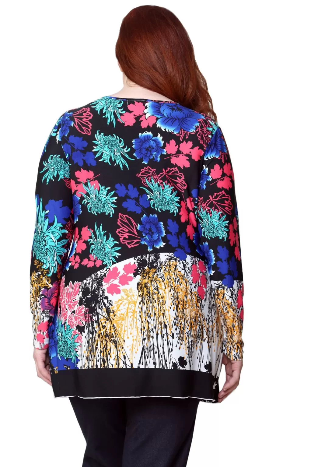 La Cera™ Plus Size La Cera Wrap Tunic