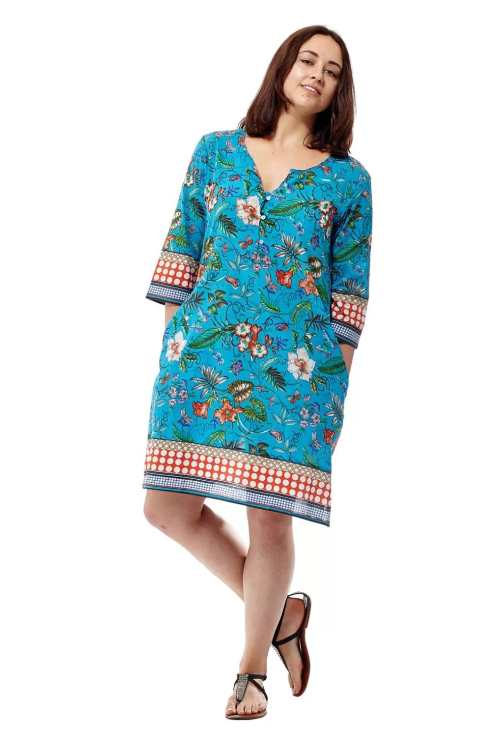 La Cera™ Printed Voile Cover Up
