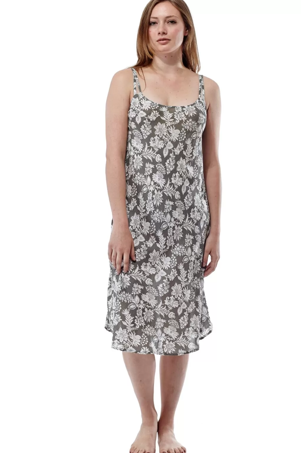 La Cera™ Rayon Floral Gown