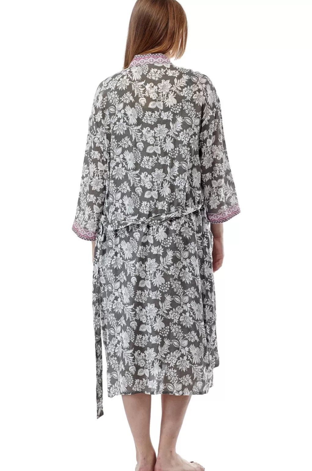 La Cera™ Rayon Floral Robe