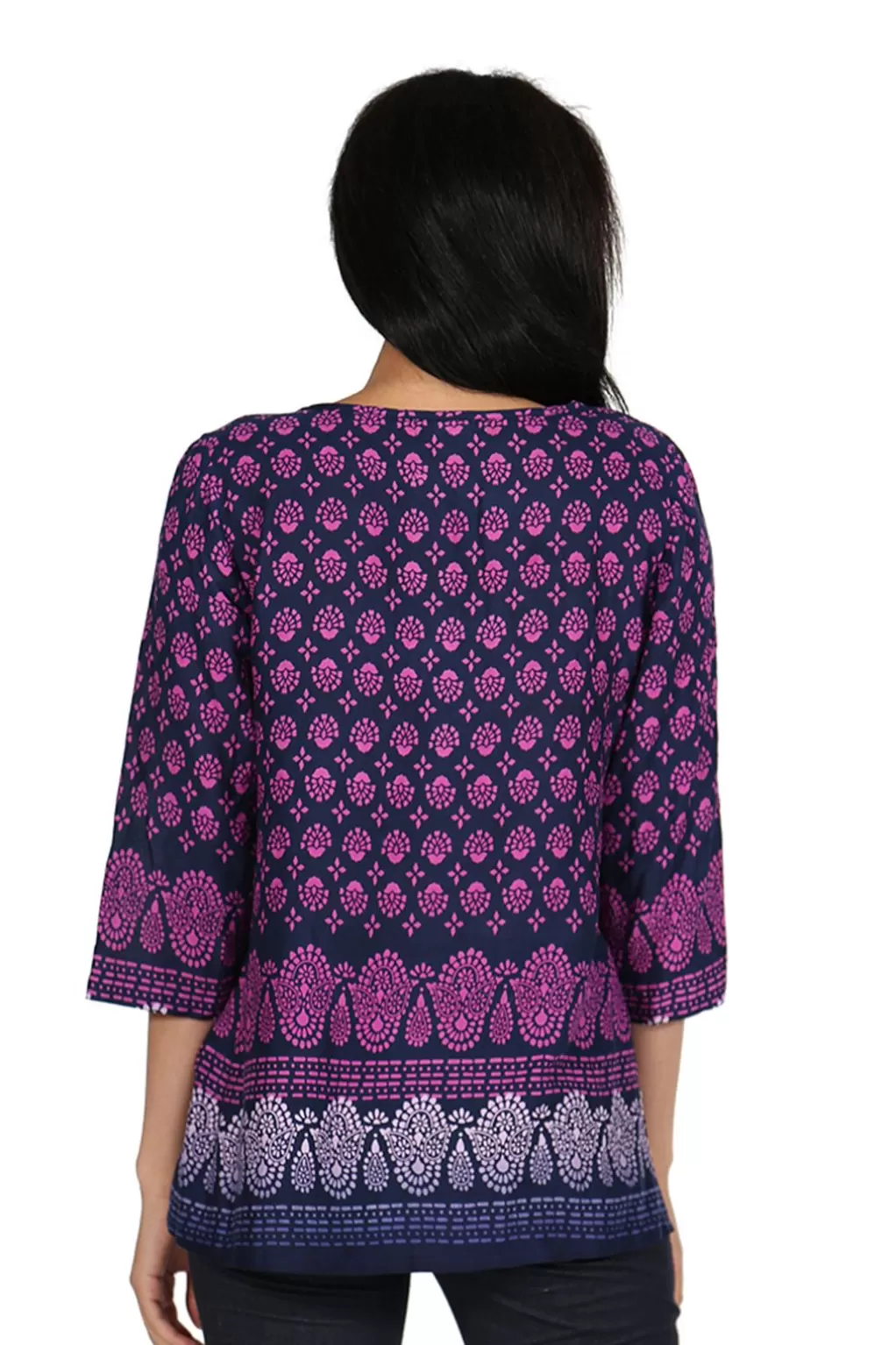 La Cera™ Rayon Print Tunic