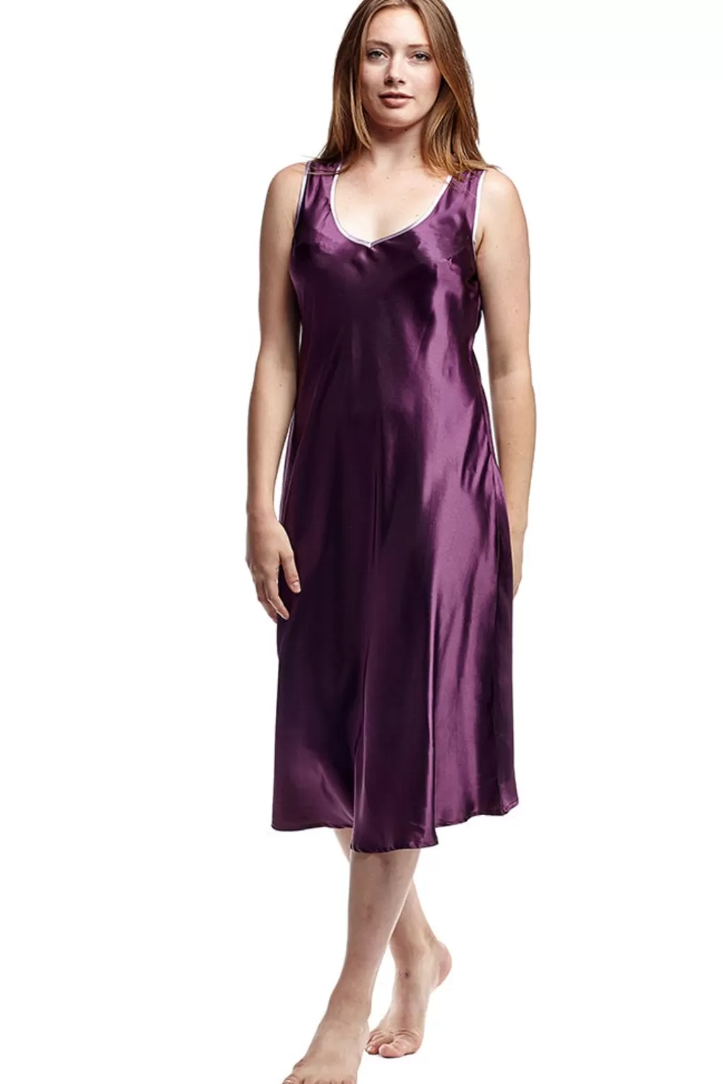 La Cera™ Satin Plus Size Gown