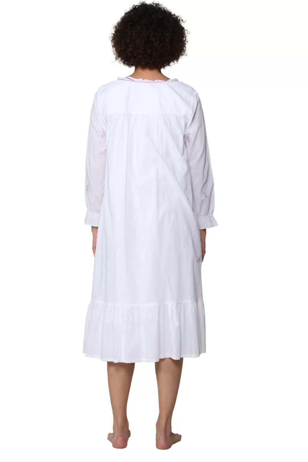 La Cera™ Scoop Neck Embroidered Robe