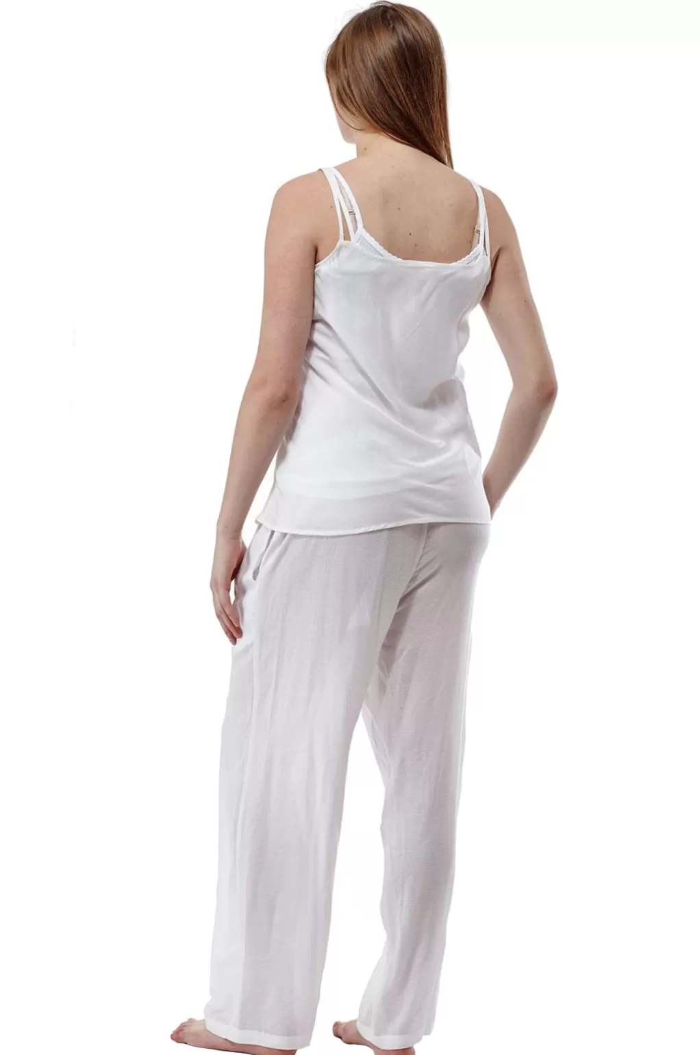 La Cera™ Solid Rayon Pjs