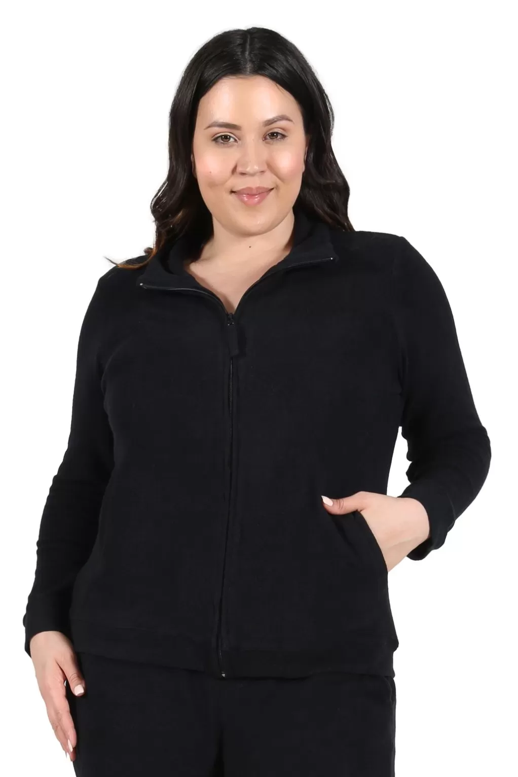 La Cera™ The Comfort Collection Flip Plus Size Jacket