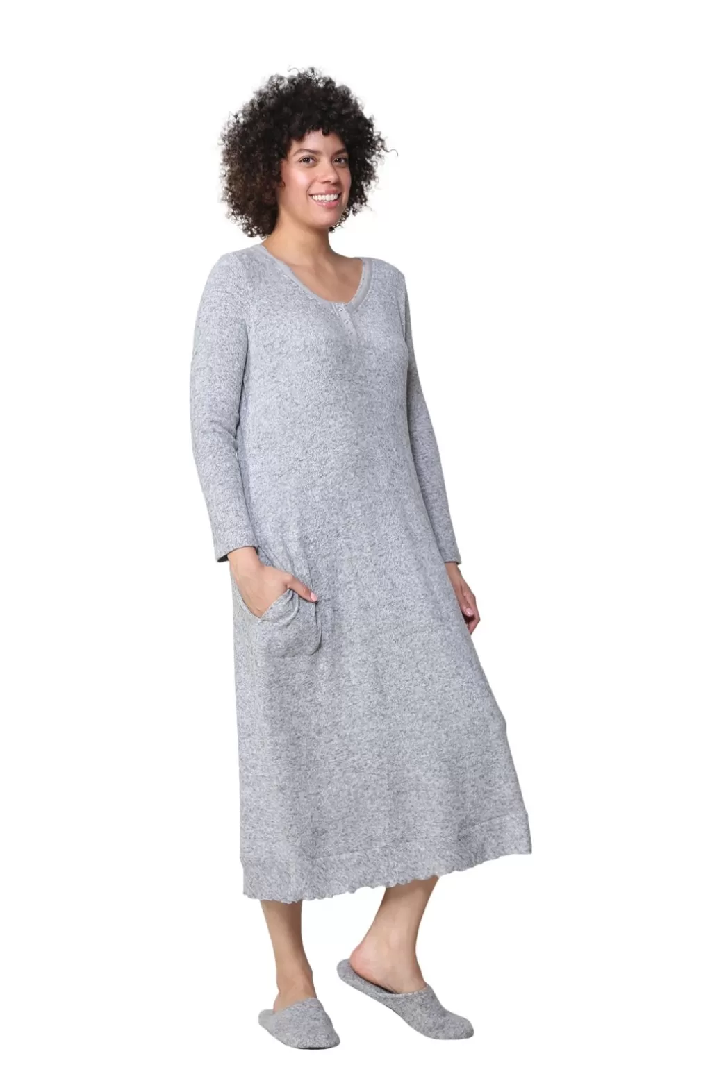 La Cera™ The Comfort Collection Snap Gown