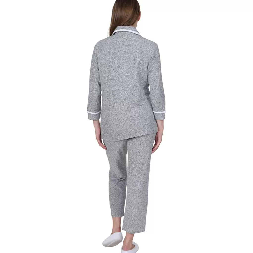 La Cera™ The Comfort Collection Tailored Pj Set