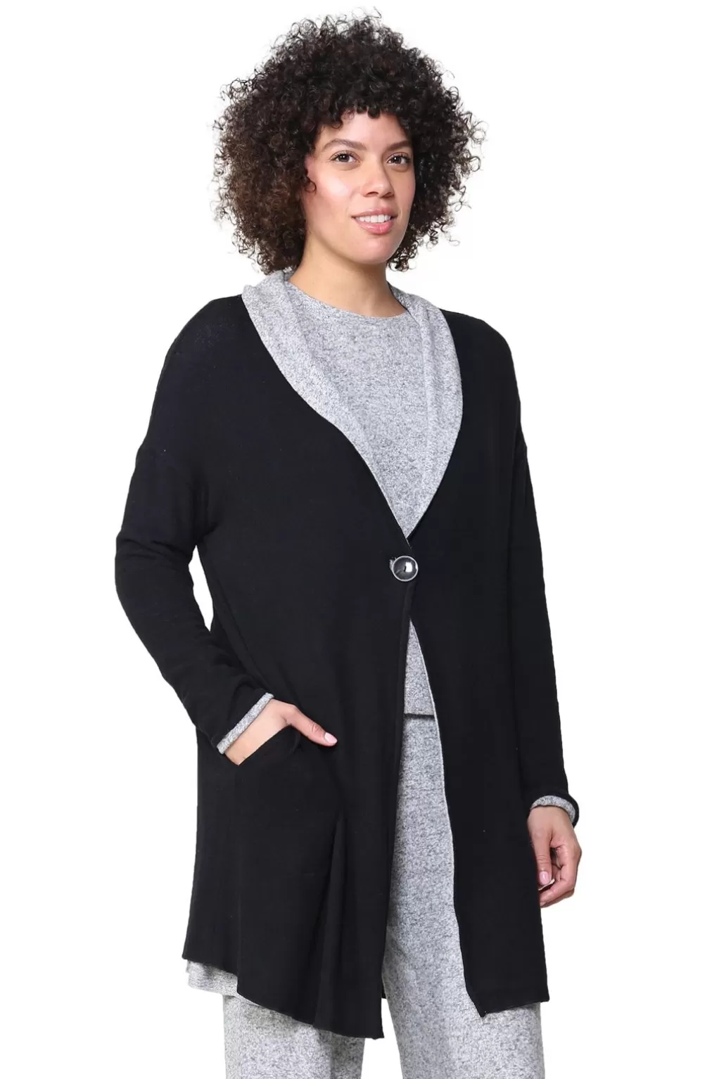 La Cera™ The Reversible Cozy Coat - Plus Size