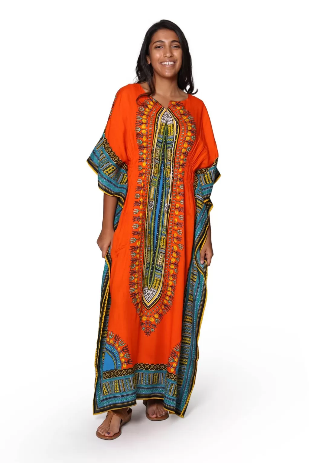 La Cera™ Tribal Print Caftan