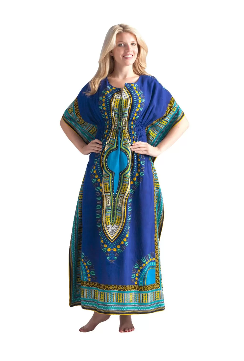La Cera™ Tribal Print Caftan